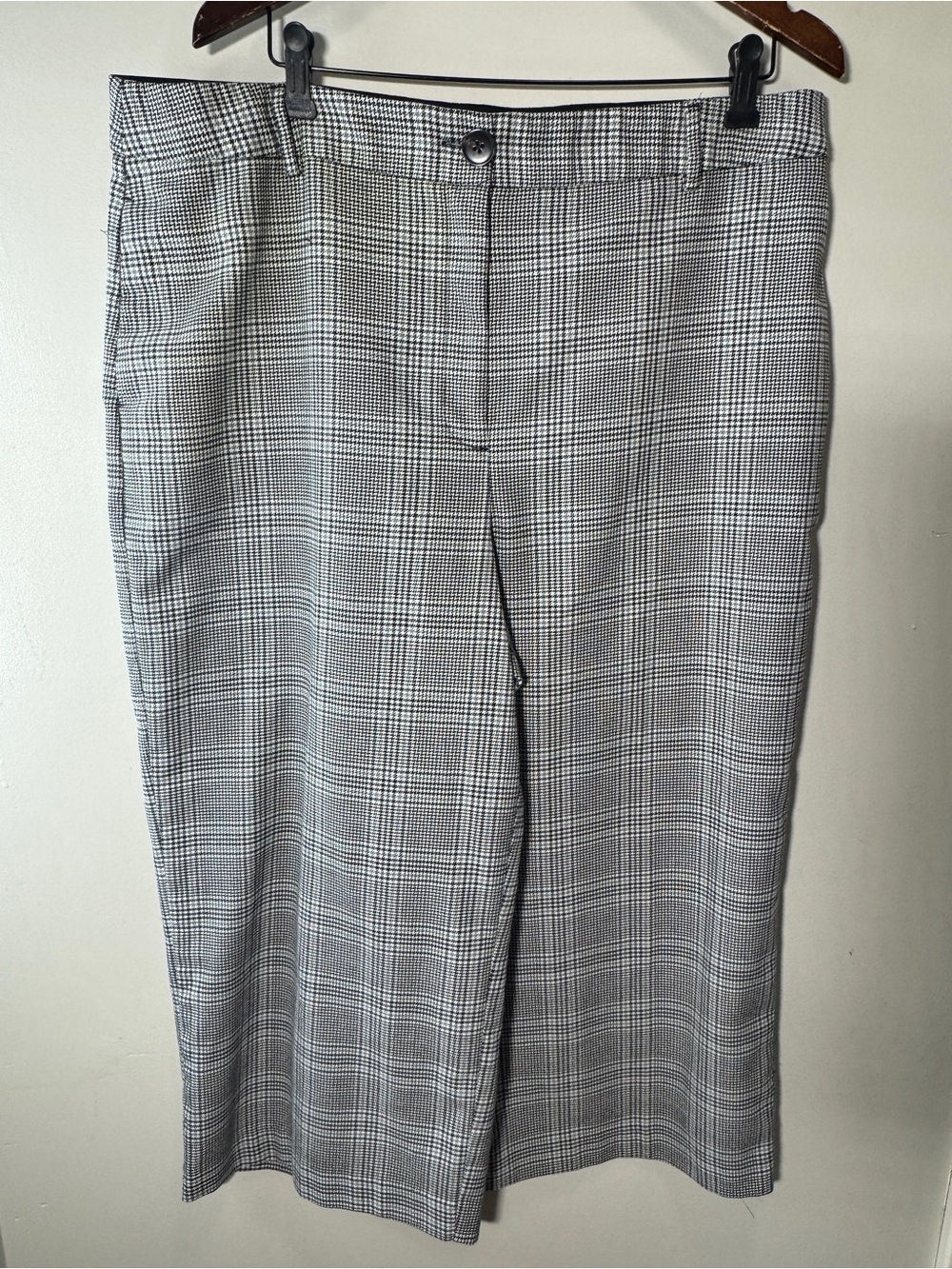 Ricki's Plaid Wide Leg Cropped Pants Size 18 - Picture 9 of 13